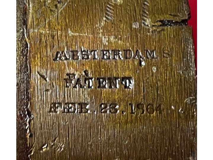 Federal 3-inch Absterdam Shell with Patent Date & Initials