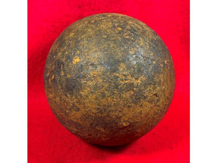 12-Pounder Solid Shot Cannonball