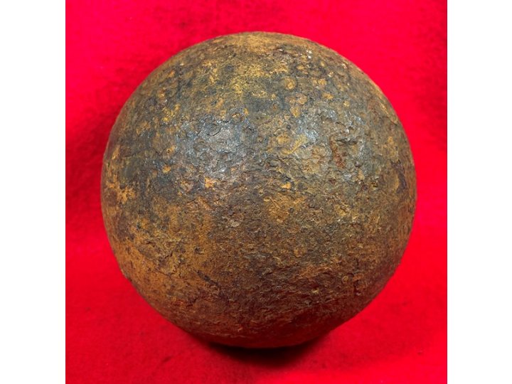 12-Pounder Solid Shot Cannonball