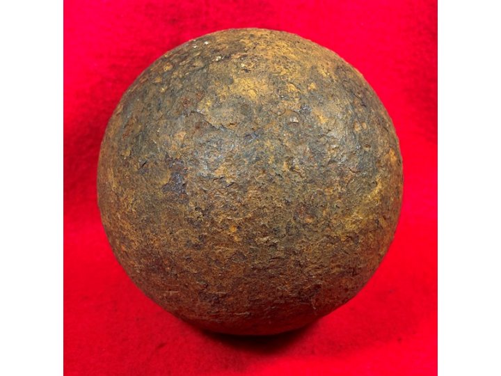12-Pounder Solid Shot Cannonball