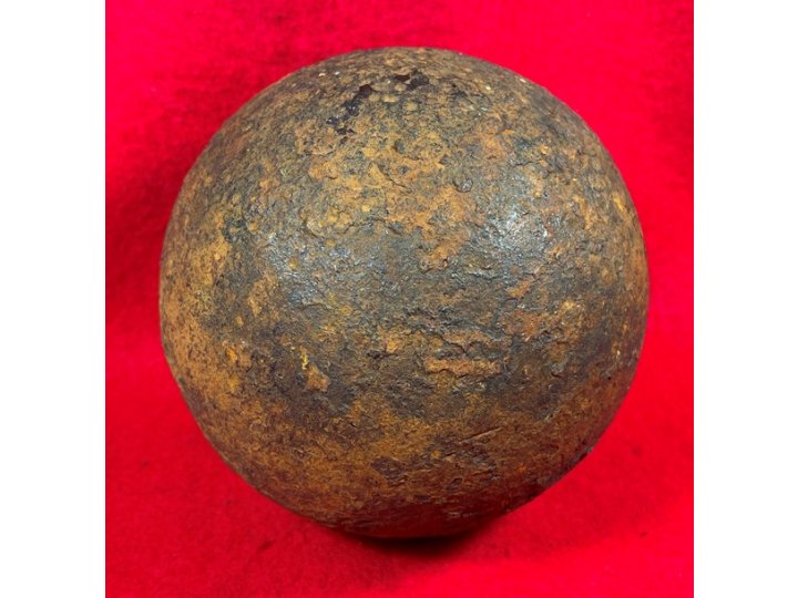 12-Pounder Solid Shot Cannonball