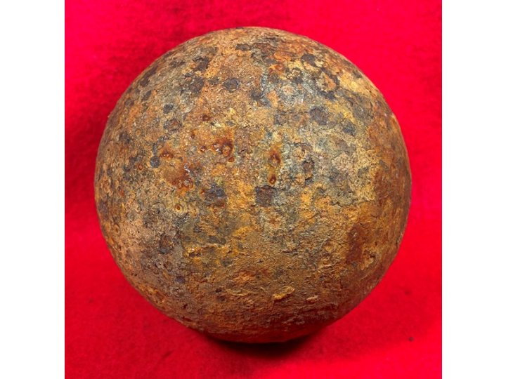 12-Pounder Solid Shot Cannonball