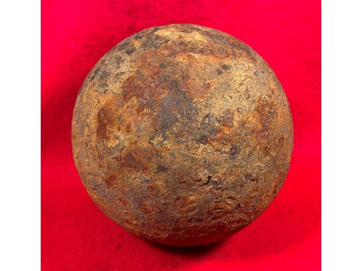 12-Pounder Solid Shot Cannonball