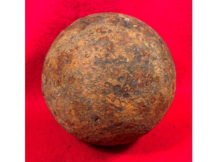 12-Pounder Solid Shot Cannonball