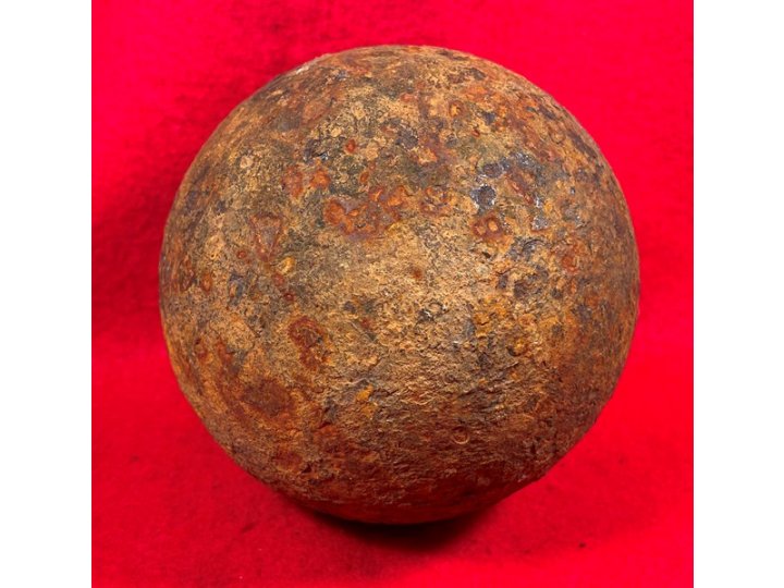 12-Pounder Solid Shot Cannonball