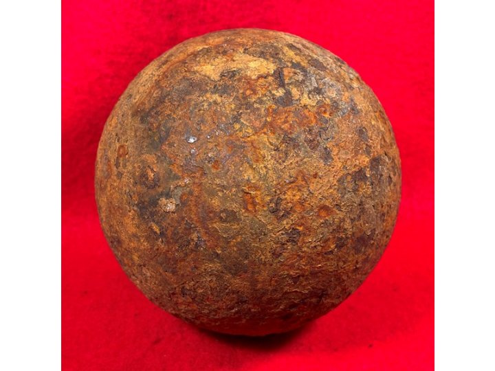 12-Pounder Solid Shot Cannonball