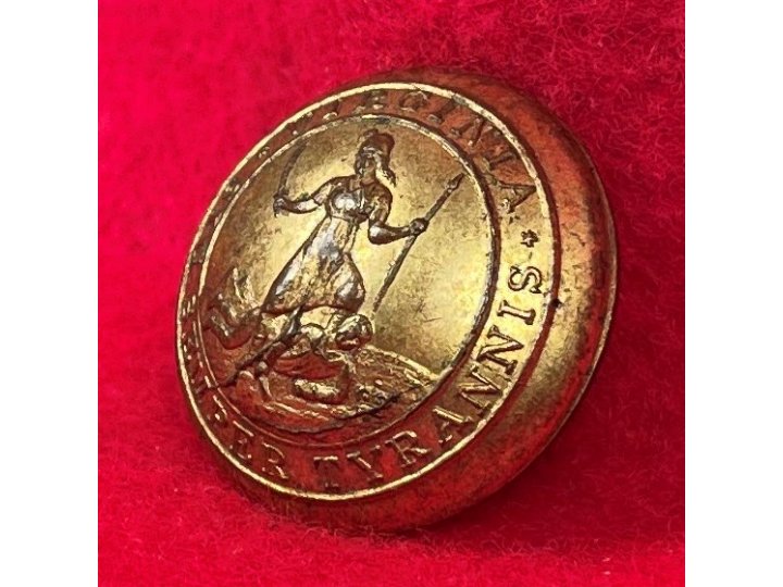 Pre-Civil War Virginia Militia Coat Button - "Soup Bowl" - Rare Non-Excavated