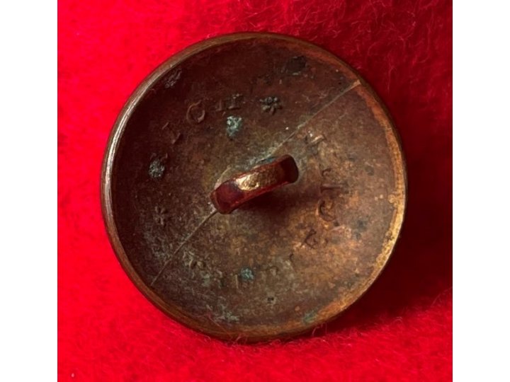 Pre-Civil War Virginia Militia Coat Button - "Soup Bowl" - Rare Non-Excavated