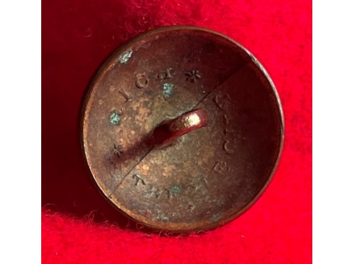 Pre-Civil War Virginia Militia Coat Button - "Soup Bowl" - Rare Non-Excavated