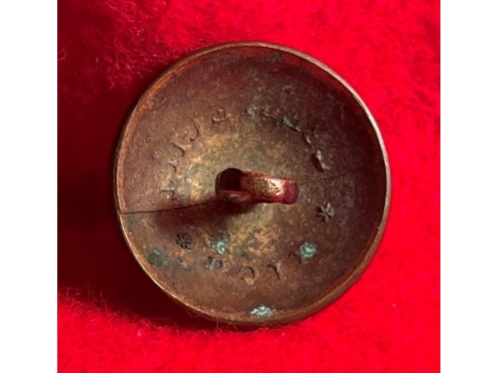 Pre-Civil War Virginia Militia Coat Button - "Soup Bowl" - Rare Non-Excavated