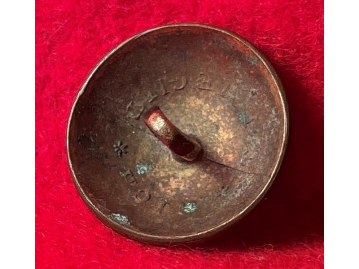 Pre-Civil War Virginia Militia Coat Button - "Soup Bowl" - Rare Non-Excavated