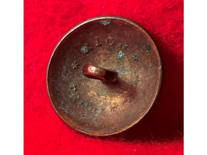 Pre-Civil War Virginia Militia Coat Button - "Soup Bowl" - Rare Non-Excavated