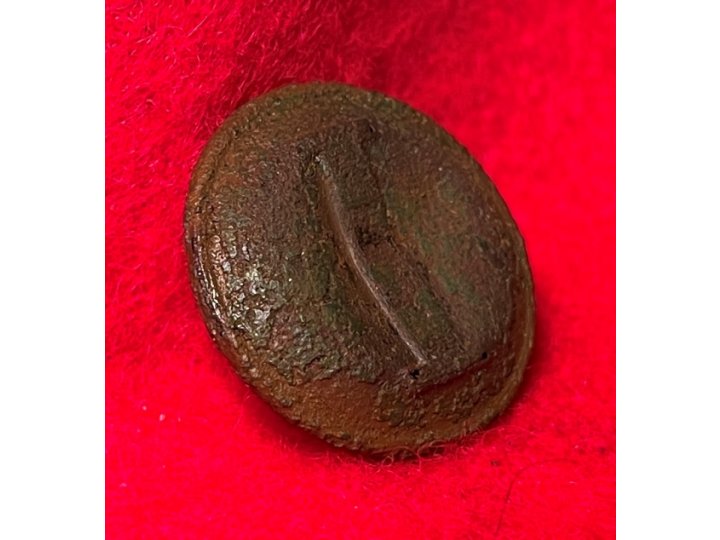 Confederate Infantry Coat Button - Lined I