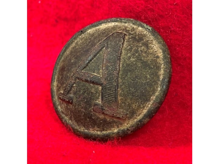 Confederate Artillery Coat Button - Lined A