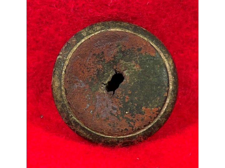 Confederate Artillery Coat Button - Lined A
