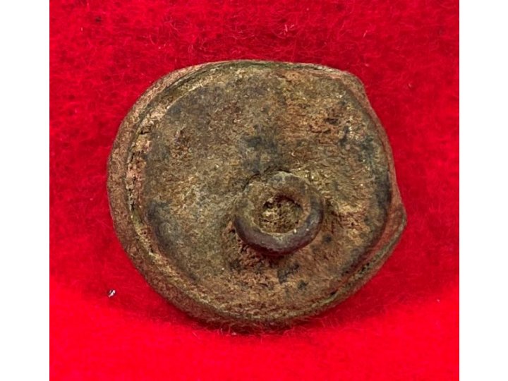 Confederate Artillery Coat Button - Lined A