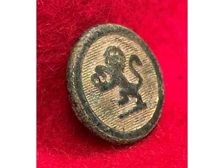 Brass "Lion" Cuff Button
