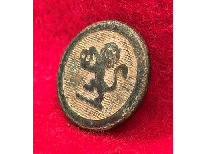 Brass "Lion" Cuff Button