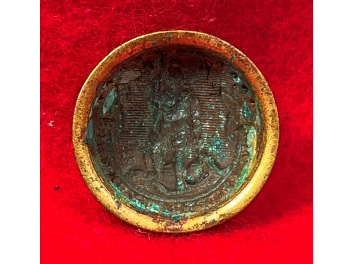 Virginia State Seal Staff Coat Button - Front Only
