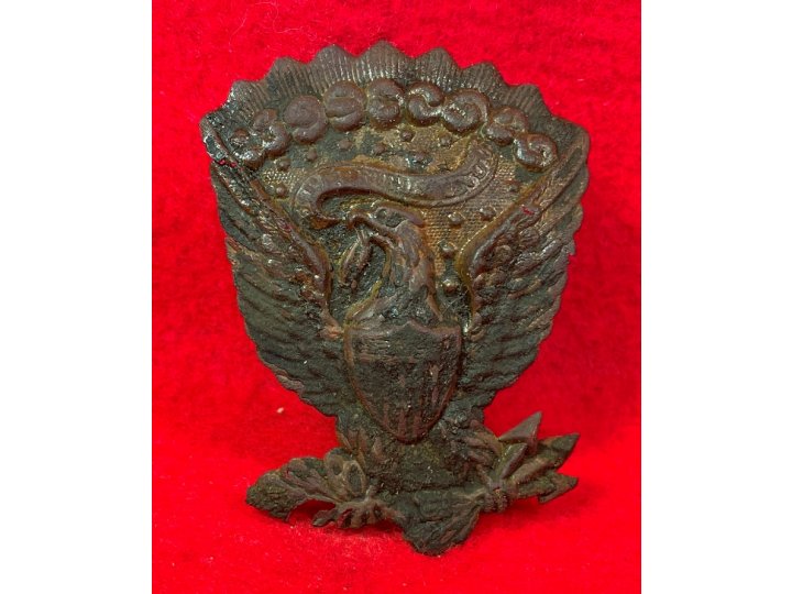 Federal "Jeff Davis" Hat Plate
