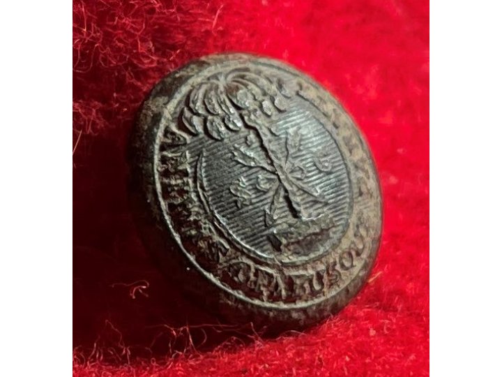 South Carolina State Seal Cuff Button - Initials "SC"