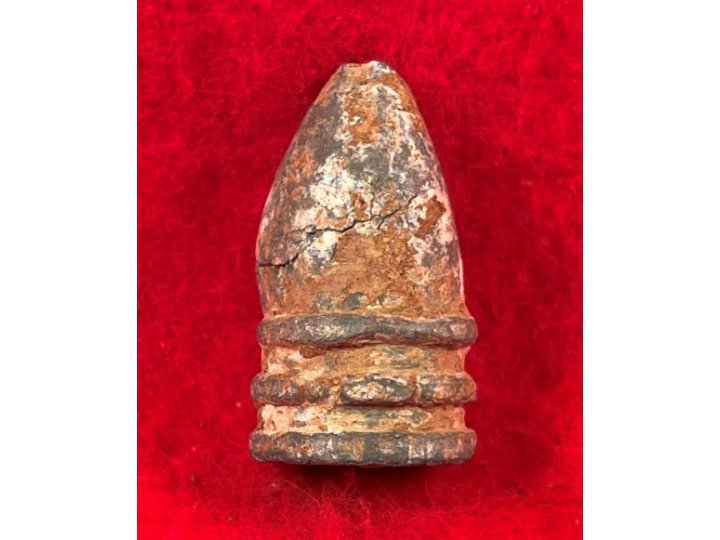 Confederate .58 Caliber "Raleigh" Pattern Bullet (aka. Garibaldi) - Rare Size
