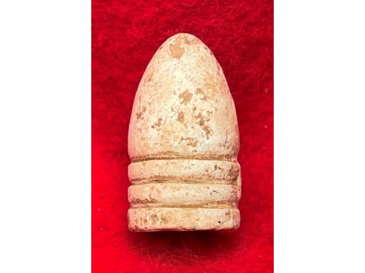 Excavated .58 Caliber Three Ring "US" Base Bullet