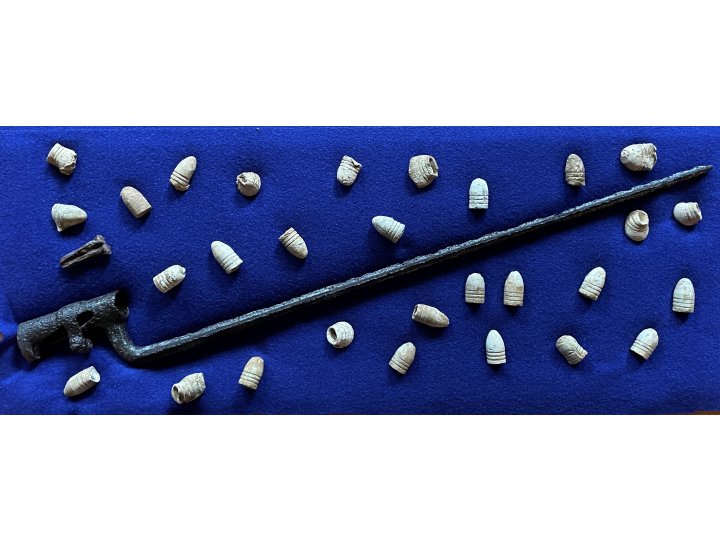 Austrian Bayonet & Bullet Display - Marlborough Point - Trimmer Collection