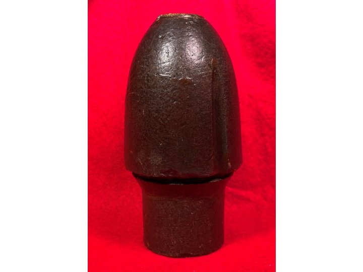 Federal 3 Inch Type II Hotchkiss Common Shell Nose Section with Brass Fuze Adaptor