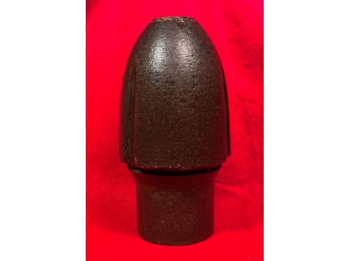 Federal 3 Inch Type II Hotchkiss Common Shell Nose Section with Brass Fuze Adaptor