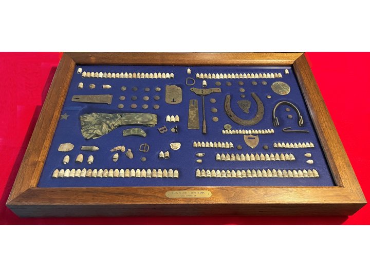 Large Civil War Relic Display - Aquia Landing, VA - Trimmer Collection