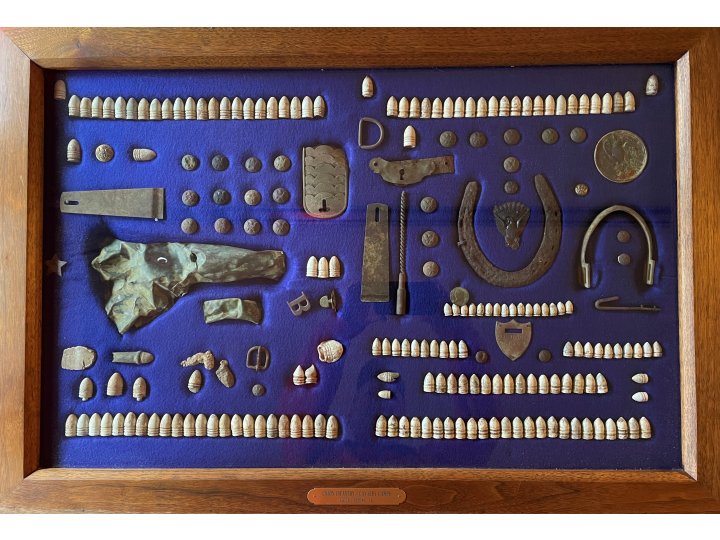 Large Civil War Relic Display - Aquia Landing, VA - Trimmer Collection