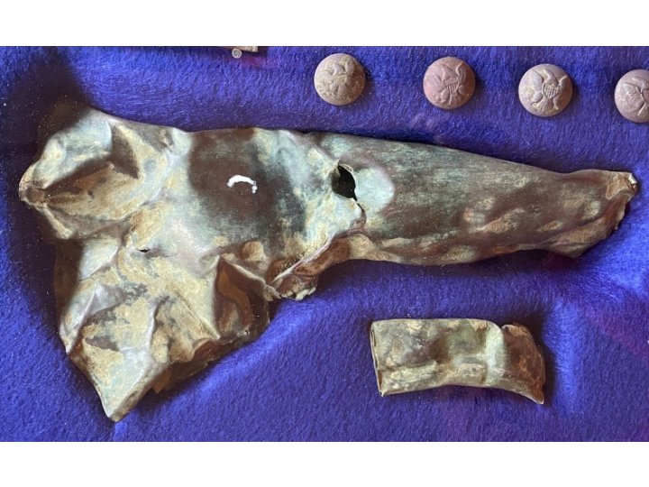 Large Civil War Relic Display - Aquia Landing, VA - Trimmer Collection