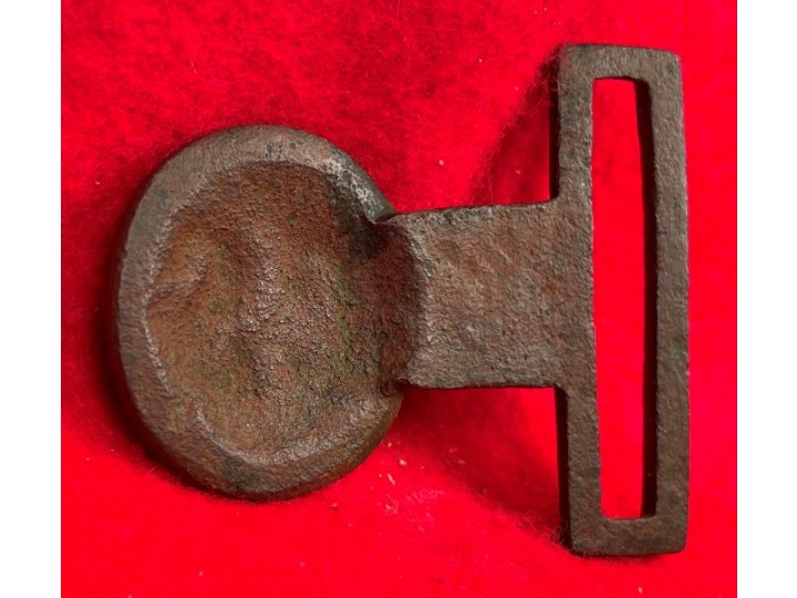 Confederate "CS" Tongue for Two-Piece Waist Belt Buckle