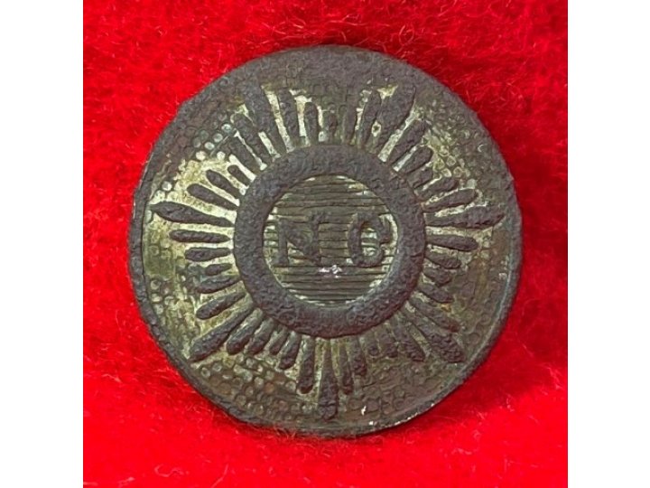 North Carolina "Sunburst" Coat Button