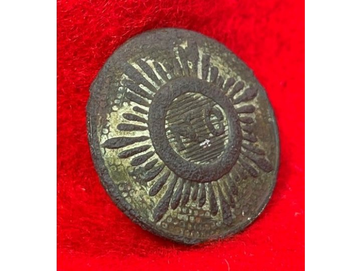 North Carolina "Sunburst" Coat Button