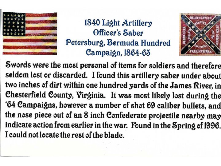 Artillery Saber  