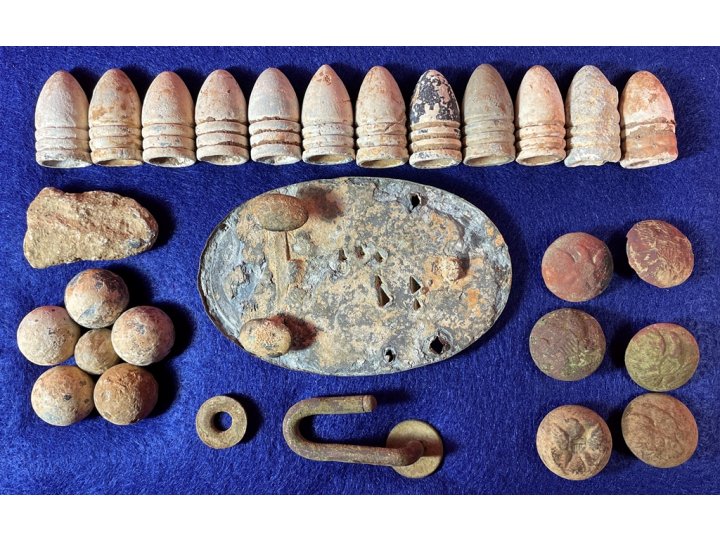 Stafford County, VA - Relic Display - Trimmer Collection - Bayonet Stabbed Buckle