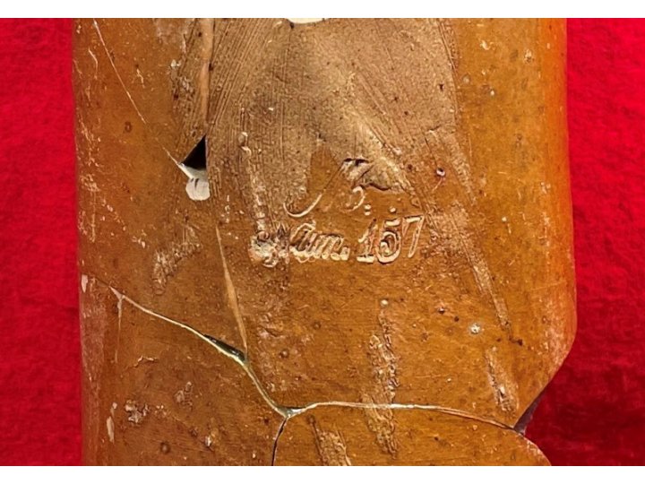 Reconstructed Ceramic Seltzer Bottle - Hut Site Recovery