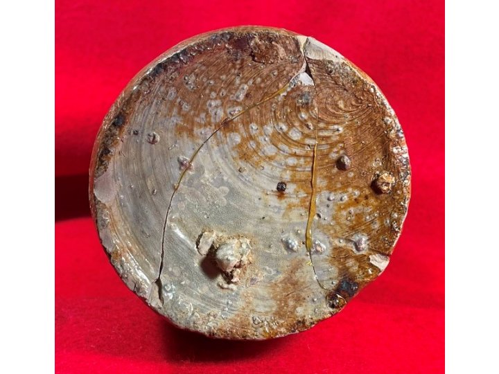 Reconstructed Ceramic Seltzer Bottle - Hut Site Recovery