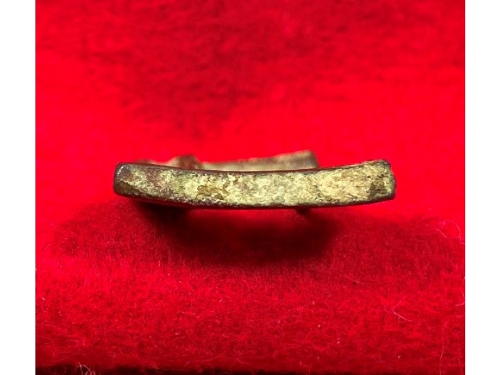 Confederate "Gutter-Back" Frame Buckle Portion with Fixed Tongue