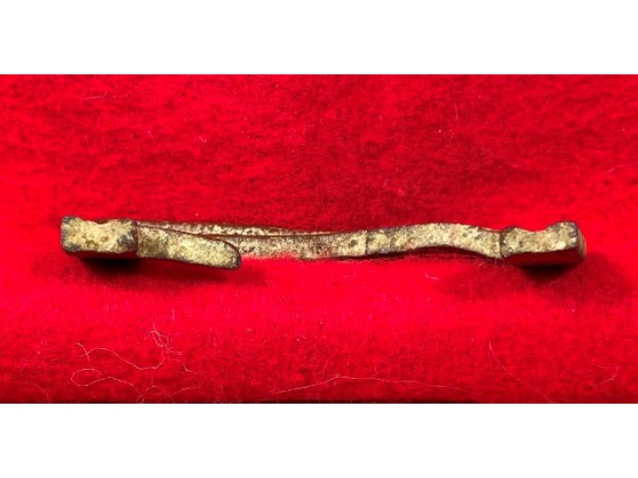 Confederate "Gutter-Back" Frame Buckle Portion with Fixed Tongue