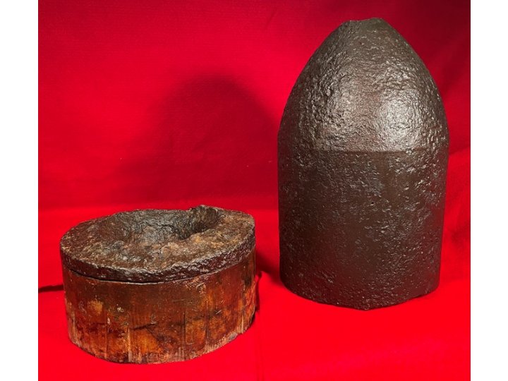 Federal 7-Inch Dyer Shell - Huge Shell in Two Pieces