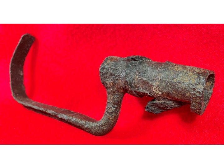 US Model 1855 Socket Bayonet - Hook - Wood Growth Remnant