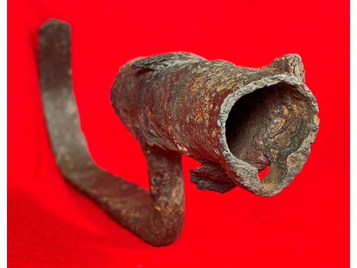 US Model 1855 Socket Bayonet - Hook - Wood Growth Remnant