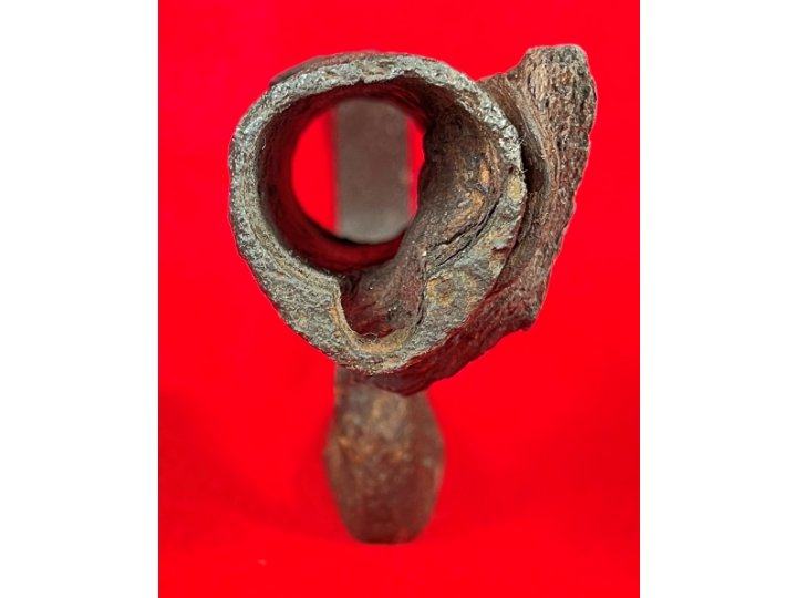 US Model 1855 Socket Bayonet - Hook - Wood Growth Remnant