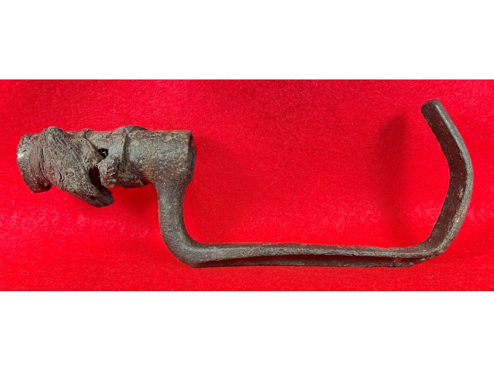 US Model 1855 Socket Bayonet - Hook - Wood Growth Remnant