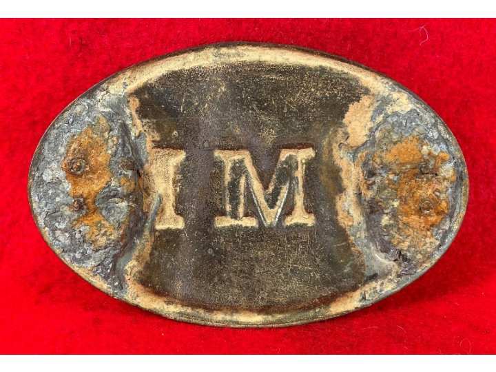Volunteer Maine Militia "VMM" Cartridge Box Plate
