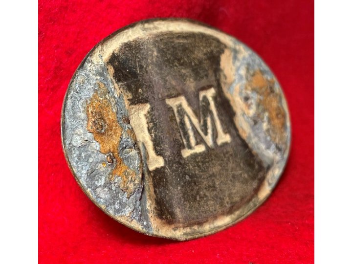 Volunteer Maine Militia "VMM" Cartridge Box Plate