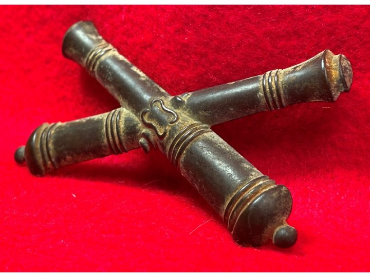 Artillery "Crossed Cannons" Hat Insignia - High Quality